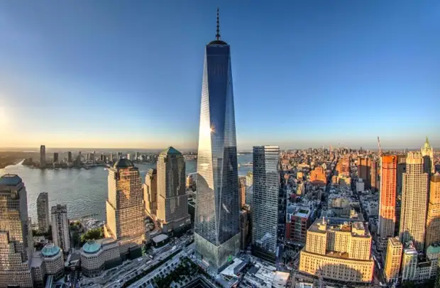 Башня Свободы - одна из семи небоскребов в Финансовом квартале Манхэттена / Фото: listelist.com