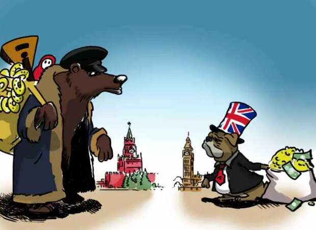 Британия и Россия - историческое противостояние (иллюстрация из открытых источников)