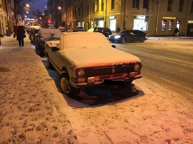Начало зимы... автомобиль, ваз, волга, жигули, кабриолет, тюнинг, юмор
