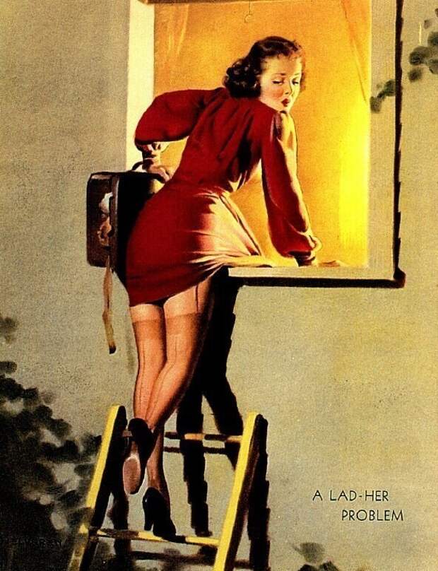 Pin-up — художник Джил Элвгрен