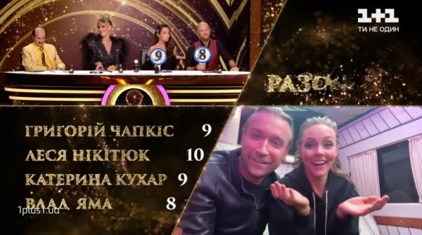 Оценки танца Олега и Алены Оценки танца Олега и Алены