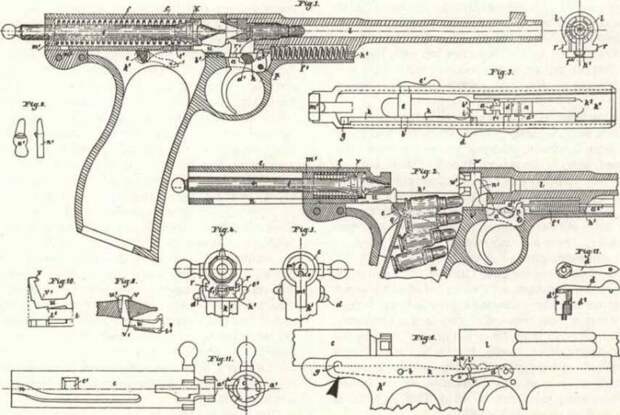 Пистолет Андреаса Шварцлозе: отличное оружие, но не ко времени