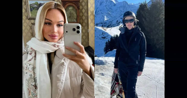 В церкви, в кругу семьи и на лыжном склоне: как Виктория Лопырёва, Рената Литвинова, Евгения Медведева и другие встретили Рождество