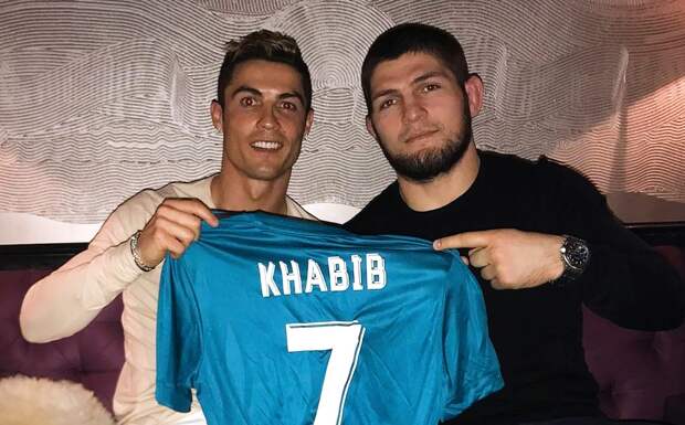 Теплая встреча Криштиану Роналду и Хабиба Нурмагомедова попала на видео