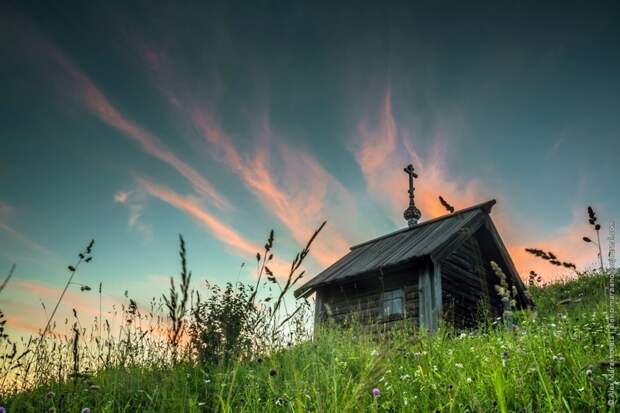 Часовня Иоанна Богослова в Шишкино Плесецкого района Архангельской области, июль 2017-й природа, путешествия, фото