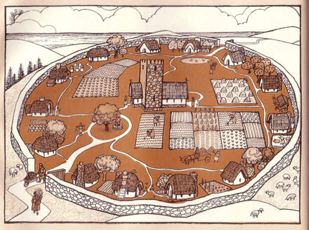Схема монастыря на острове Айона