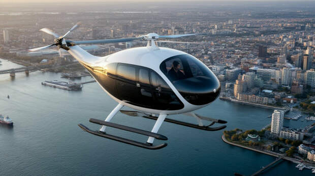 Беспилотное аэротакси / Изображение сгенерировано shedevrum.ai / amic.ru
