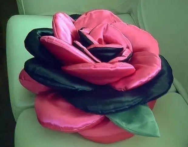 Декоративные подушки - цветы своими руками, выкройки
