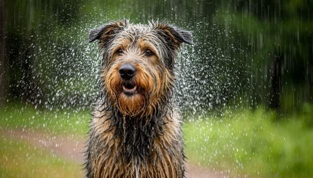 Зачем встряхиваются собаки?