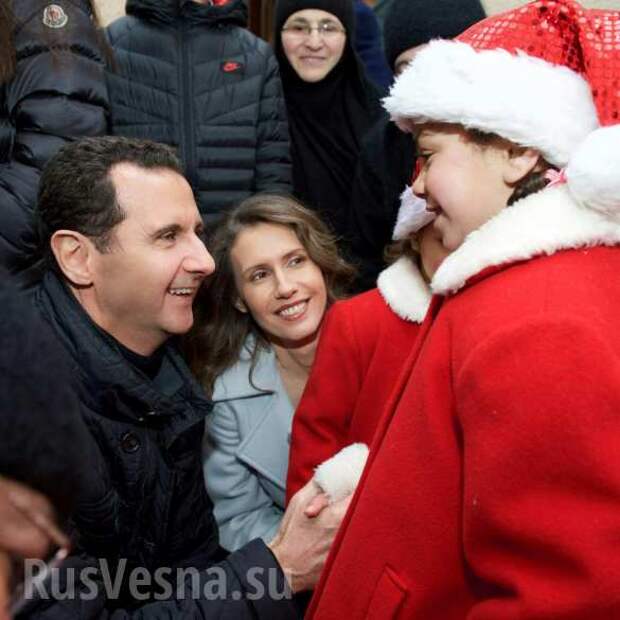Башар Асад с семьей и русская делегация посетили на Рождество православный монастырь и детский приют под Дамаском (ФОТО, ВИДЕО) | Русская весна