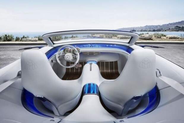 Роскошный концепт-кар Vision Mercedes-Maybach 6 от Daimler (14 фото)