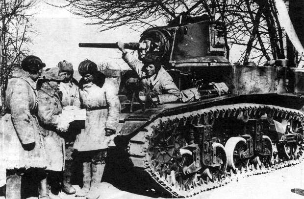 М-3 «Стюарт» на службе в&nbsp;Красной Армии.