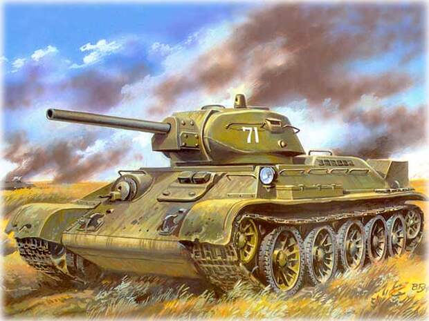 Легендарный танк т-34