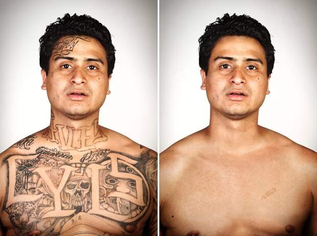 Фотография: Ретушированные татуировки гангстеров: фотопроект Стива Бартона №11 - BigPicture.ru