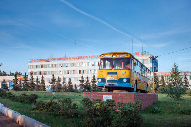 ЛиАЗ-677М — Казань памятники, россия, технопамятники