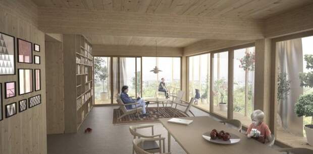 Конкурсный проект HSB 2023 (c) Berg | C.F. Møller Architects Конкурсный проект HSB 2023 (c) Berg | C.F. Møller Architects