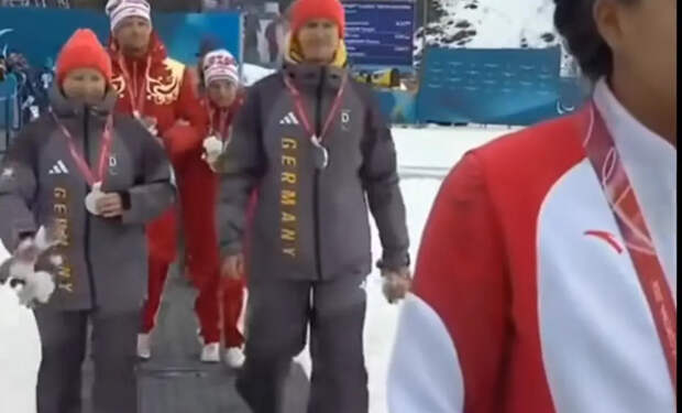 Немцы отказались от фото с русскими лыжниками на Паралимпиаде
