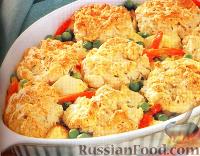 Фото к рецепту: Курица с бисквитами
