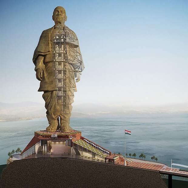 Самая большая статуя мира в честь Валлабхаи Патель 