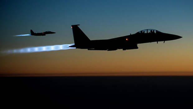 Американские истребители F-15. Архивное фото