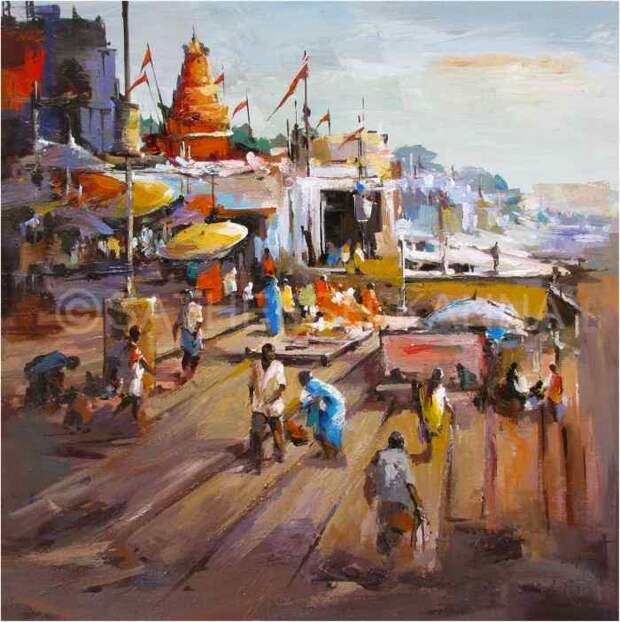 Индийский художник. Satheesh Kanna