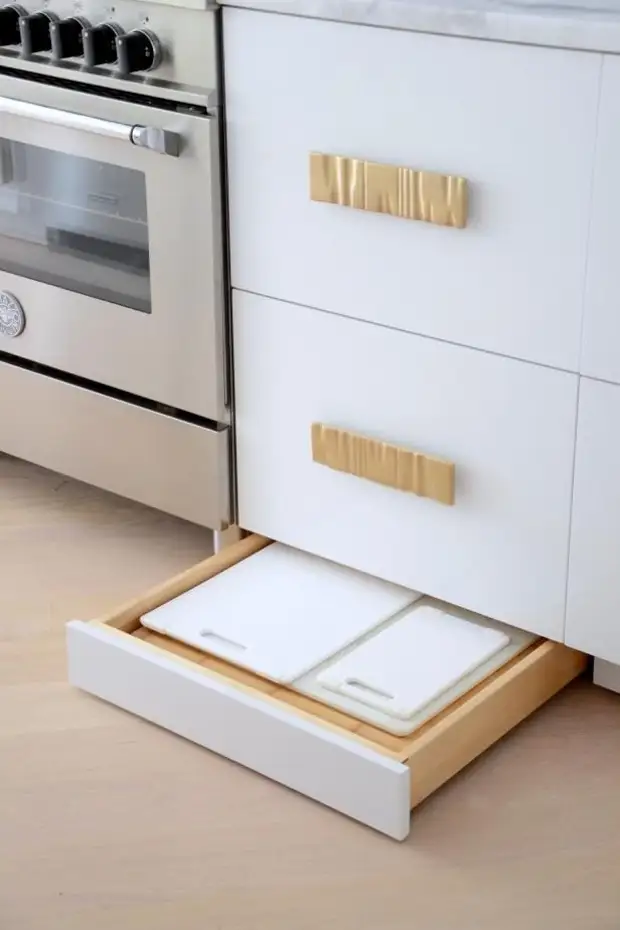 Как максимально задействовать все свободное пространство на кухне