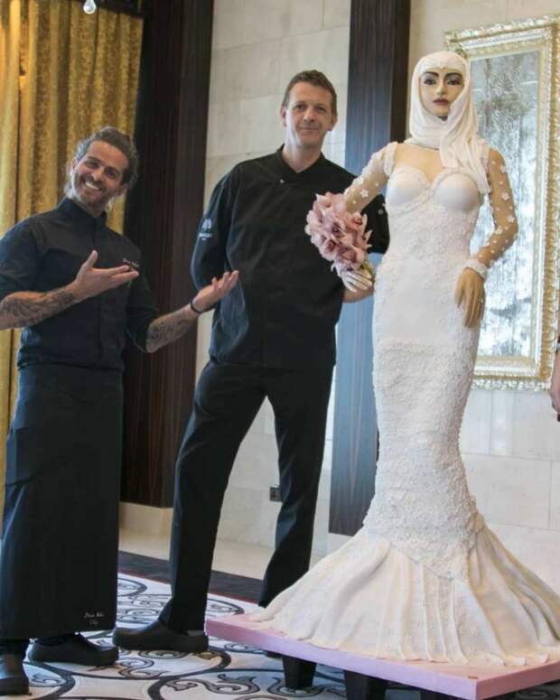 Торт в форме невесты в натуральную величину за миллион долларов