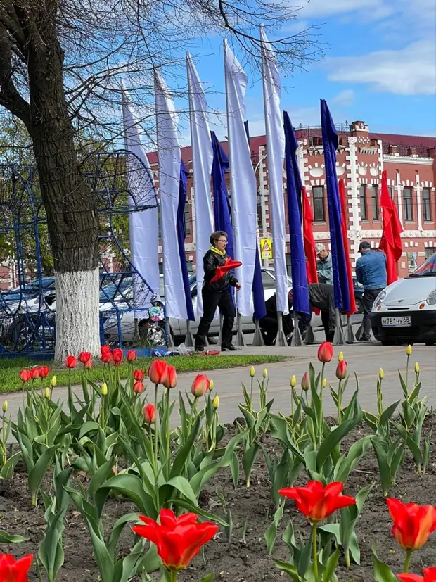 В Рассказово идёт подготовка к празднованию Дня Победы