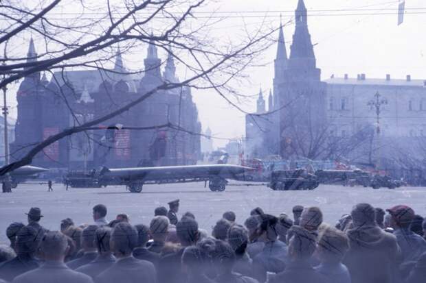 Парад 1964 года на Красной площади глазами Американца СССР, военная техника, парад