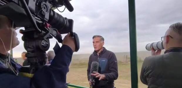 Западные СМИ вели репортаж с учений. Скрин видео Минобороны Белоруссии.