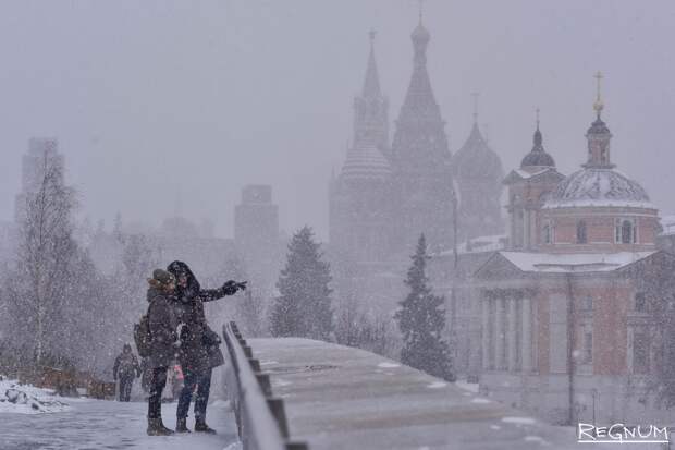 Снегопад в Москве достигнет пика утром 9 января