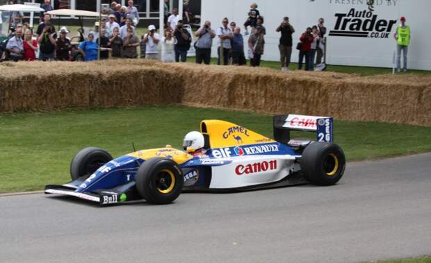 Williams FW15C был запрещен, так как оказался слишком быстрым.