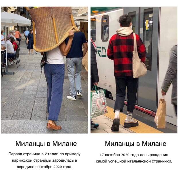 Стритстайл больших городов: Париж, Милан, Лондон и другие.