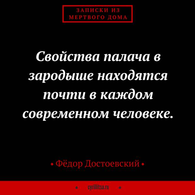 19 цитат Фёдора Михайловича на злобу дня