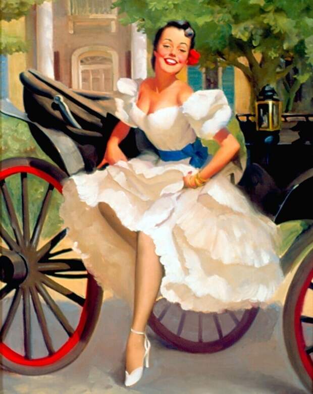 Pin-up — художник Джил Элвгрен