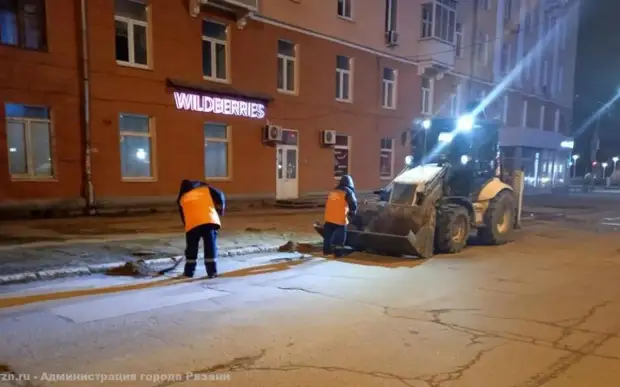 На четырёх рязанских улицах будет работать спецтехника в ночь на 22 апреля