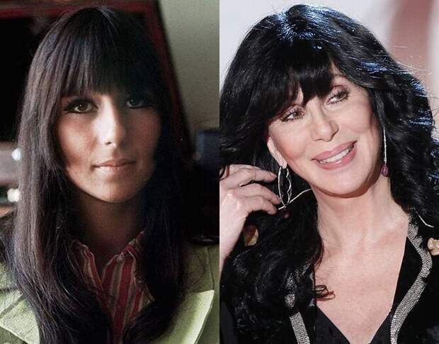 Знаменитости и их обновлённые лица