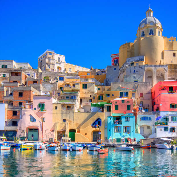Naples, Italy Naples, Italy архитектура, пейзаж, разноцветные города, юмор