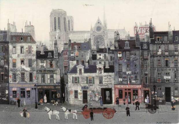 Старый Париж. Автор: Michel Delacroix. Старый Париж. Автор: Michel Delacroix.