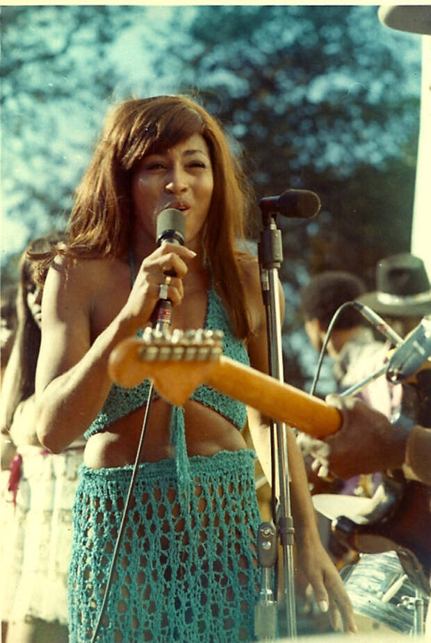 Тина Тернер на фестивале Gold Rush, 4 октября 1969 года, озеро Амадор, Калифорния. знаменитости, история, фото