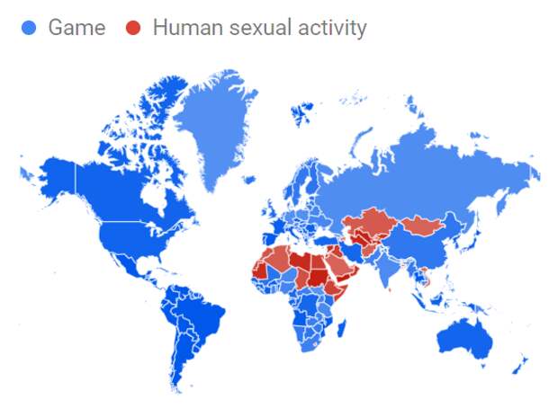 Ислам и интерес к сексу в интернете