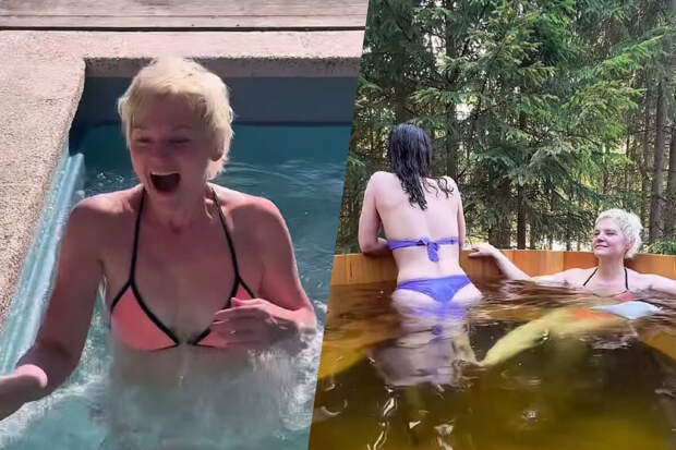 Актрисы Лянка Грыу и Стелла Ильницкая показали фигуры в бикини