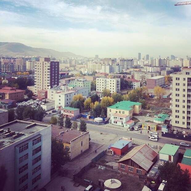При этом бОльшая часть города имеет классический «советский» вид Instagram, монголия, улан-батор