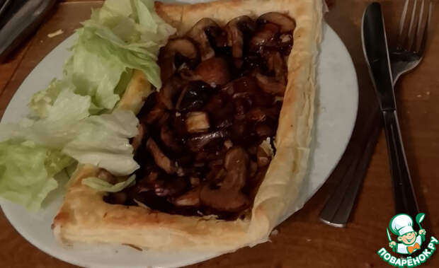 Грибной тарт