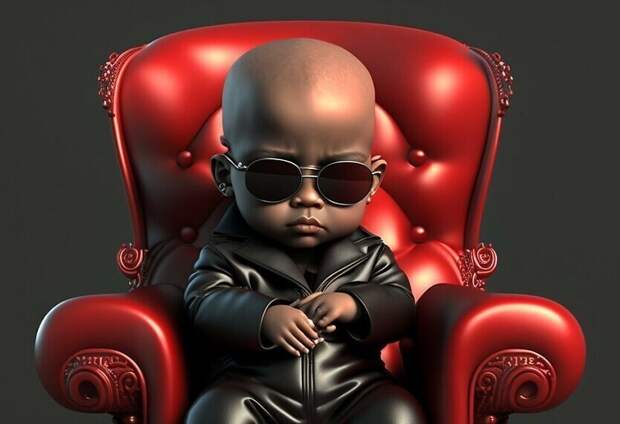 Популярные персонажи фильмов и мультиков превратились в карапузов