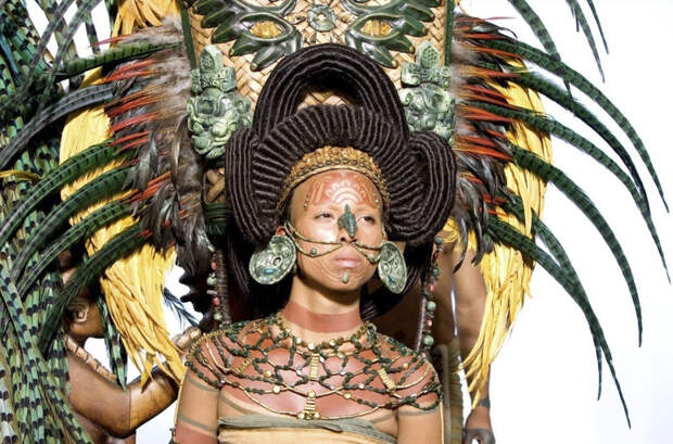 Народы майя волосы, прическа