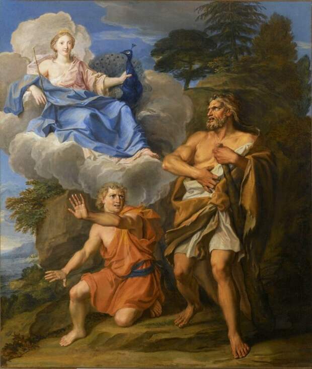 Гера и Геркулес, Ноэль Куапель, 1699 год. \ Фото: ja.m.wikipedia.org. Гера и Геркулес, Ноэль Куапель, 1699 год. \ Фото: ja.m.wikipedia.org.