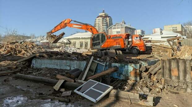 Снос дома на Комсомольском, 23 / Фото: amic.ru