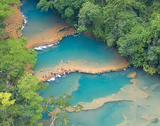 Красивейшие каскадные водопады