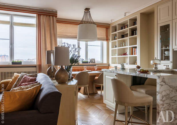 Квартира в Москве, дизайнер Лика Артэн. Нажмите на фото, чтобы посмотреть все интерьеры квартиры.